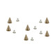 Plastic Cone Studs with Base Pin - (Pack of 100)